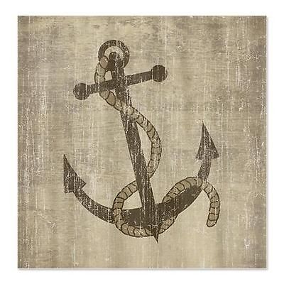 Vintage Anchor Vintage Shower Curtain by Caf 664592040