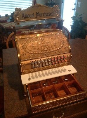 1913 Fully Restored National Cash Register