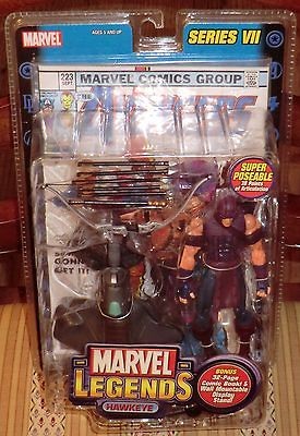 MARVEL LEGENDS HAWKEYE OPEN BOW HANDLE VARIANT MOC SERIES VII