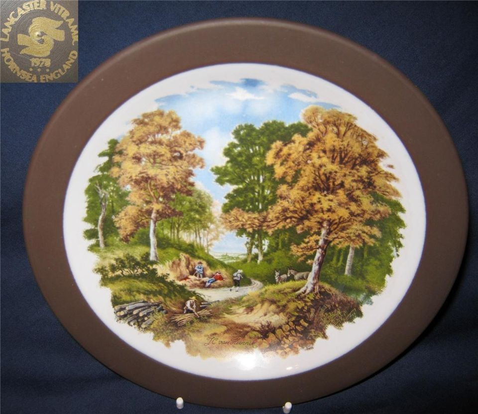 VINTAGE HORNSEA POTTERY COLLECTOR PLATE J.C VAN HUNNIK NICE