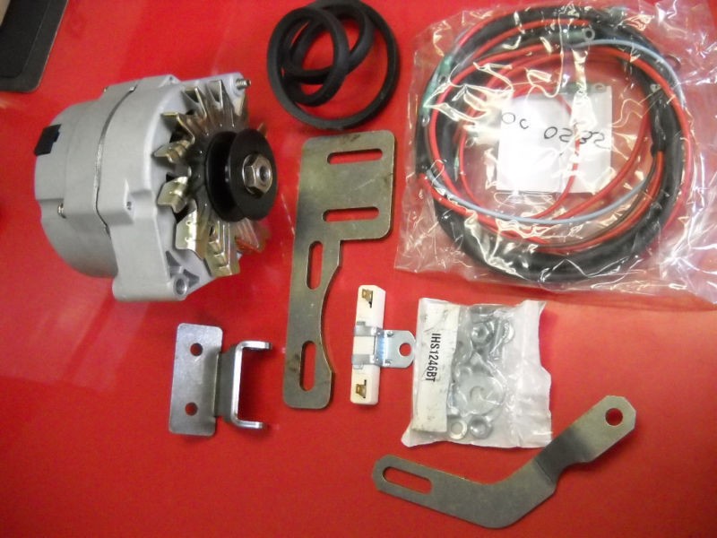 IH FARMALL H HV I4 O4 W4 300 350 12 VOLT CONVERSION ALTERNATOR KIT W 