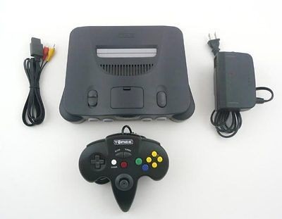 ORIGINAL NINTENDO 64 N64 SYSTEM W/ ALL HOOKUPS