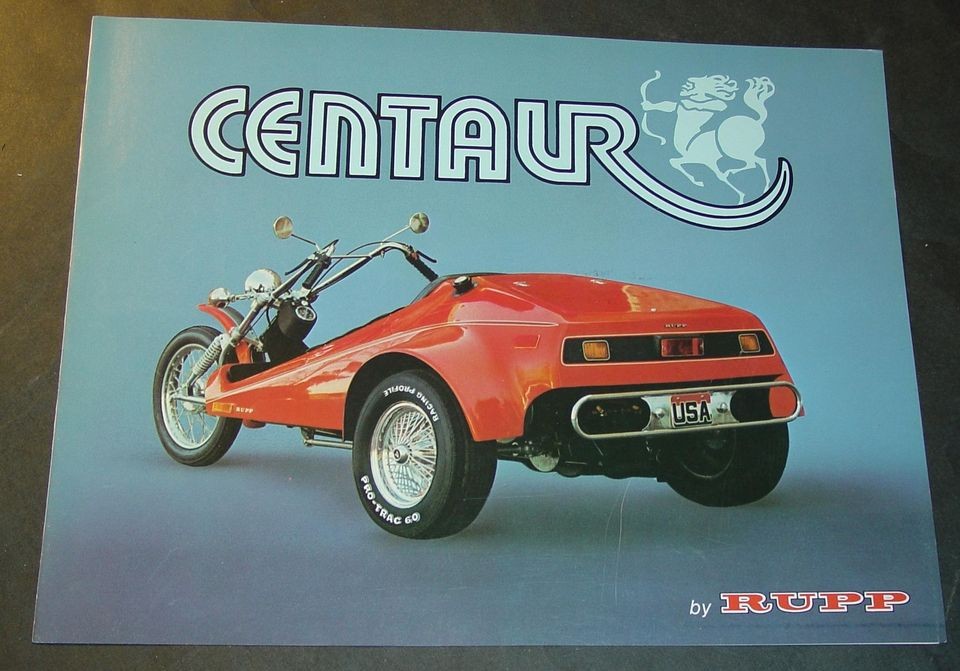 VINTAGE RUPP CENTAUR FUN VEHICLE ATV SALES BROCHURE NICE