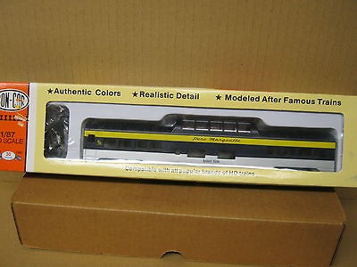 HO SCALE CONCOR C & O PERE MARQUETTE 72 FT DOME PASSENGER CAR KIT