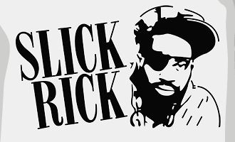 SLICK RICK T SHIRT HIP HOP OLD SCHOOL RAP VINYL RARE