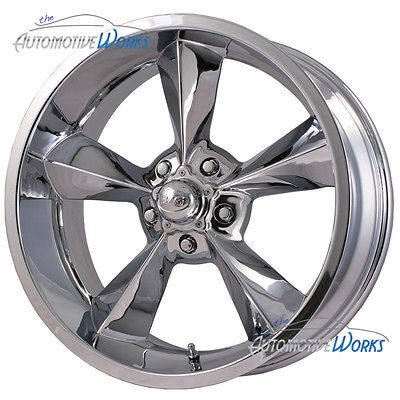 15x7 B/G Rod Works Old School 5x120.65 5x4.75 + 6mm Chrome Wheels Rims 