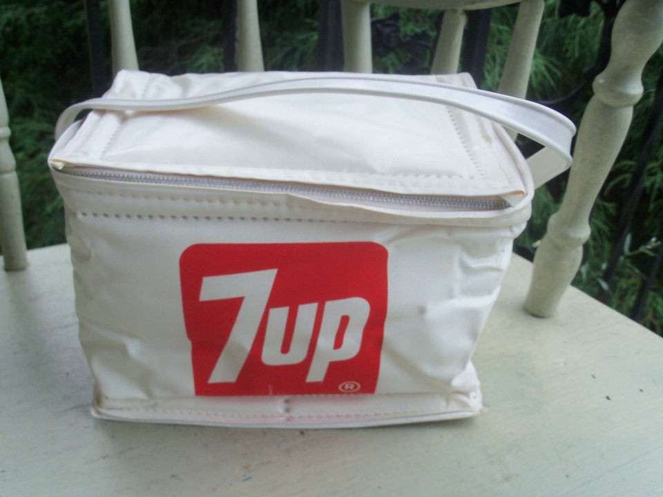 Vintage 7Up Soda Small Soft Vinyl Cooler