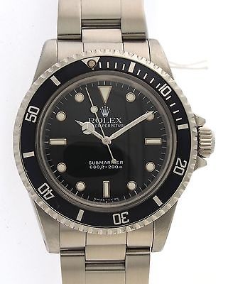 ROLEX     Vintage Submariner Ref. 5513 Bicchierini Dial   Circa 1989