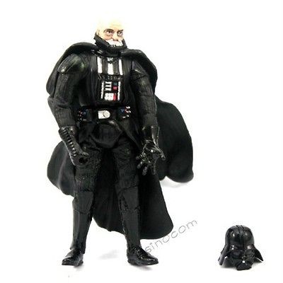 STAR WARS Darth Vader 2001 Action Figure W/REMOVABLE HELMET XMAS GIFT 