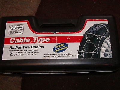 SNOW/TIRE CABLE SNOW CHAINS 14151617 LACLEDE 1034 195/75R15, 205 