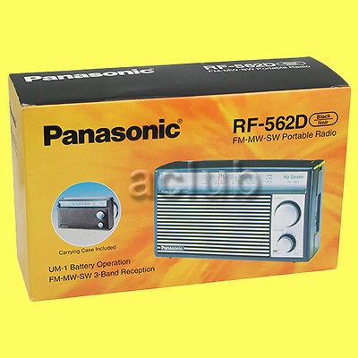 New Panasonic RF 562D MW FM SW Vintage Retro Portable Radio Battery 
