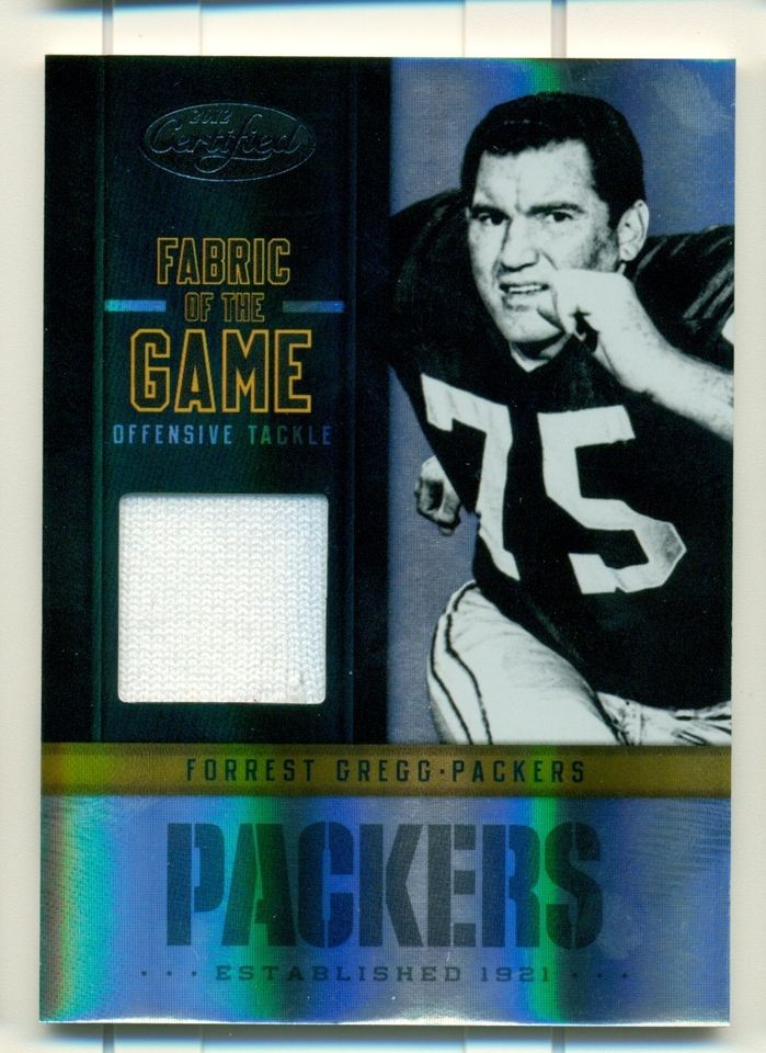   Panini Certified Forrest Gregg Packers Fabric of the Game Jersey 23/49