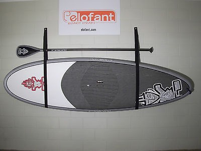 SUP STAND UP PADDLE BOARD GARAGE STORAGE RACKS / STRAPS 2 NEW SETS