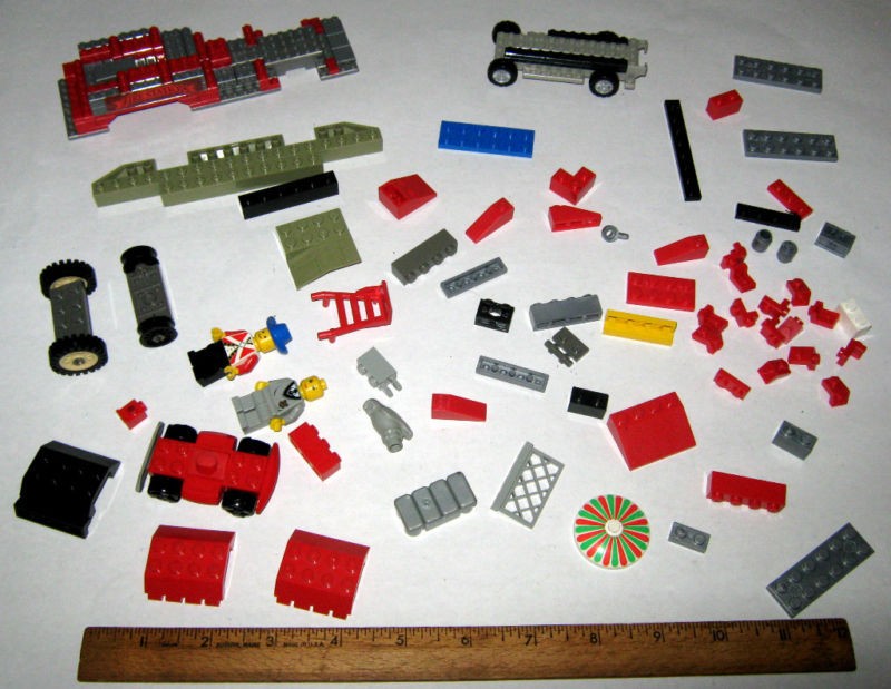 Lot of LEGO Blocks Brick Wheels Owl Bird People car PARTS toy UNUSUAL 