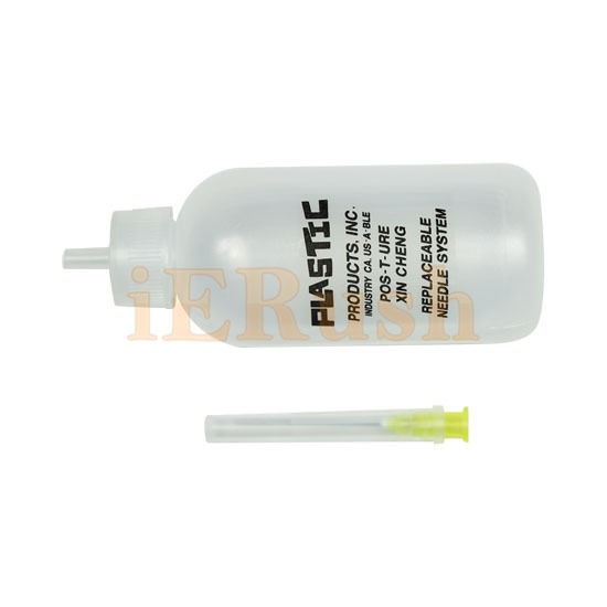 NEW Soldering Liquid Flux Bottle Syringe Funnel Needle