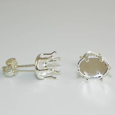 sterling silver snap tite settings in Jewelry & Watches