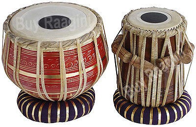 SPECIAL TABLA RED BRASS TABLA DRUM HIGH QUALITY TABLA FOR SALE ~2.5KG 