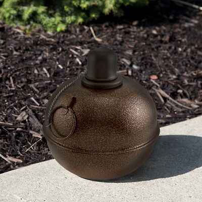 Standard Metal Patio Smudge Pot   Set of 12   Hammered Copper