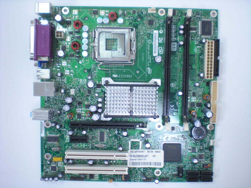 INTEL D946GZIS MOTHERBOARD Socket LGA775 E210882 LGA775 1066 Bus mATX