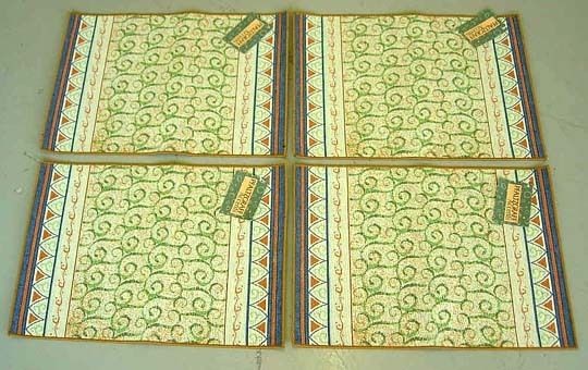 Pfaltzgraff Villa Della Luna Tapestry Placemats Set ~ Set/4