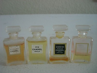 CHANEL MINI PERFUME LOT (PARFUM) BOTTLES ~ COCO NO.19 ALLURE 