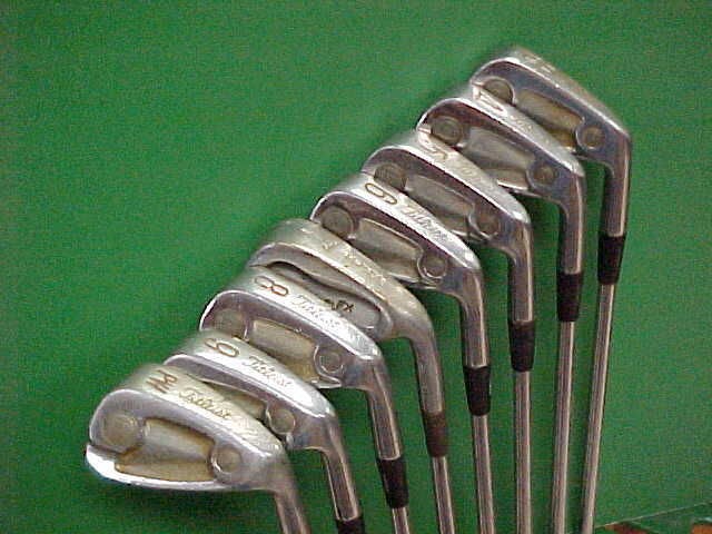 Titleist Acushnet Model 100 Golf Clubs Rare set used Forged irons 3 