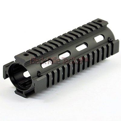   Tactical Carbine Length Picatinny Quad Rail Handguard System MIL STD