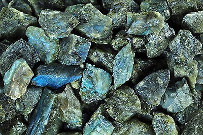 2,268 Carat Lots of Natural Labradorite Rough   Over 1 Pound Each