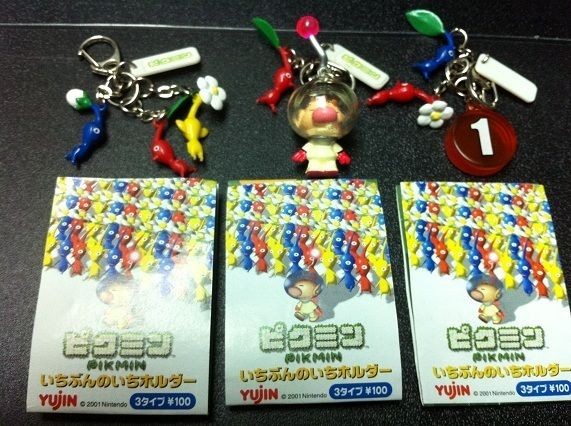 Game Gashapon Pikmin Charm Captain Olimar Figure SET RED JP new