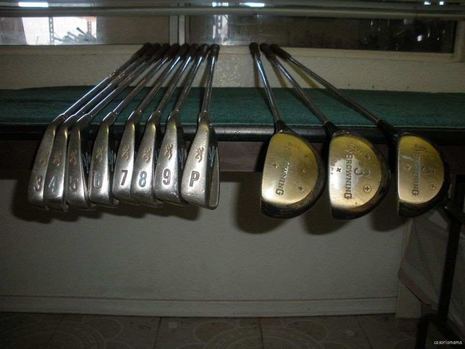 Lady Browning 3 PW Irons & 1,3,5 Woods Iron Set IS414