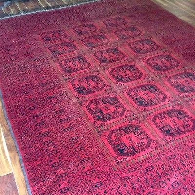 Handmade Afghan Bokhara Elephant Foot Rug   116x78