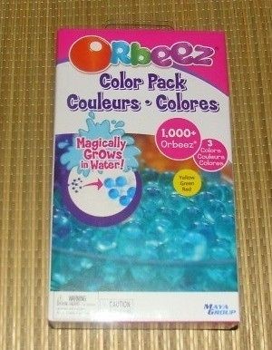 Orbeez Soothing Spa Refills Color Pack Yellow Red Green 1000