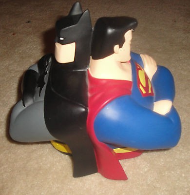 Batman Superman Piggy Bank Comic Character