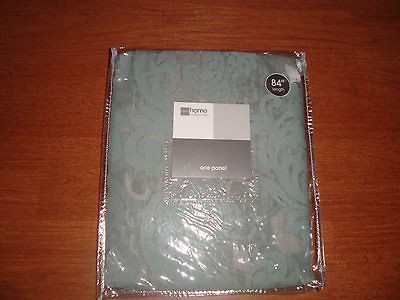   Home Collection Rod Pocket Panel Curtain 50 X 84 Sea Haze Color