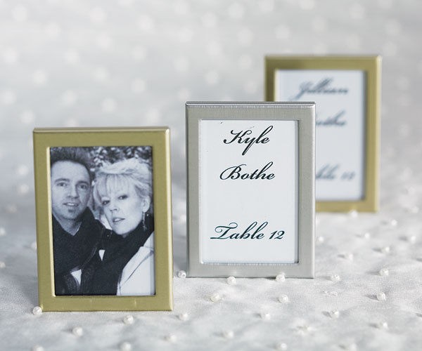   Reception / Centerpiece Easel Back Mini Photo Frames Place Card Holder