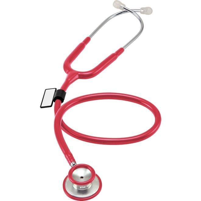 MDF® Acoustica XP Stethoscope Latex Free, Adult Raspberry NIB 