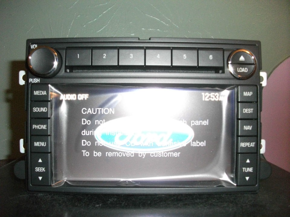   factory GPS navigation 6 disc CD  radio 07 08 09 8F9T 18K931 CA