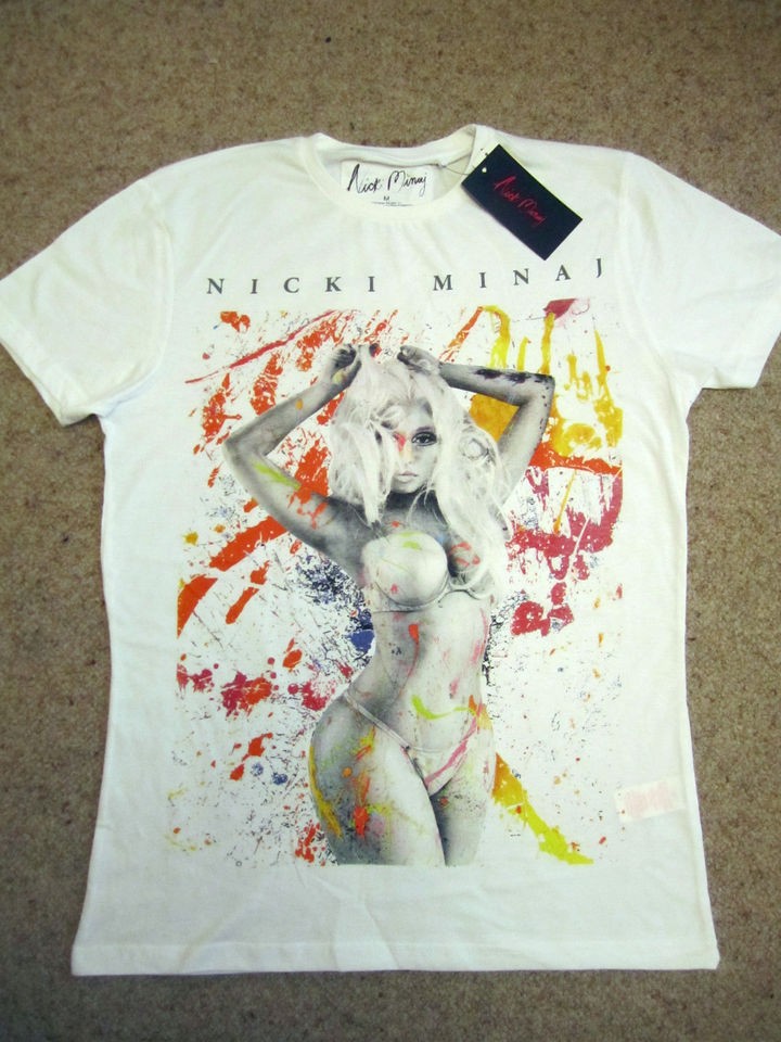 NICKI MINAJ T SHIRT ROCK POP MUSIC FESTIVAL MENS LADIES BNWT PRIMARK