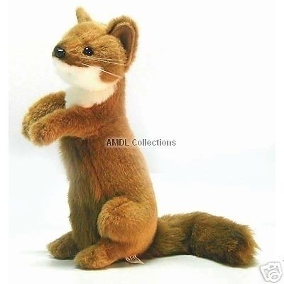 12 Weasel Plush Stuffed Animal Toy By Hansa