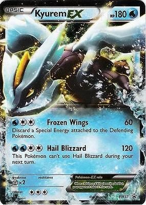 KYUREM EX NEXT DESTINIES BW37 TIN PROMO POKEMON CARD RARE HOLO MINT