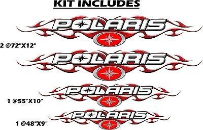 NEW POLARIS DECALS DRAGON RMK SWITHCBACK XC XCR   FLAME KIT