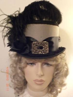 VICTORIAN~CIVIL WAR~SASS~EDWARDIAN~TOP HAT~SIDE SADDLE