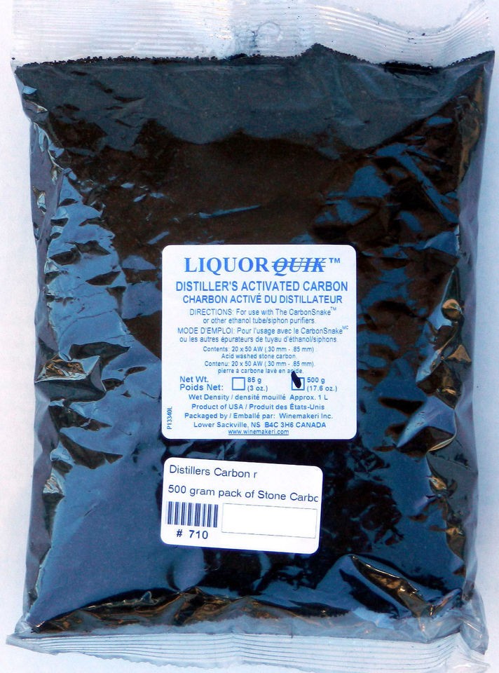 Liquor Quik DISTILLERS ACTIVATED CARBON 500 gram Quick Moonshine 