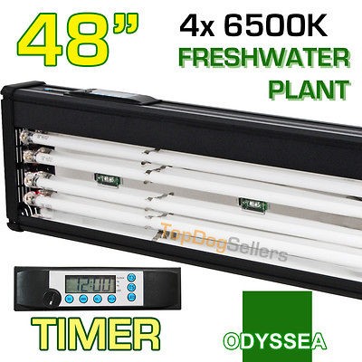   Timer 6500K Aquarium Light Freshwater Discus Plant 216W LED Fan Legs