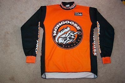 Vintage Team Mongoose Pro BMX Cycling Bike Bicycle Jersey Shirt Adult 