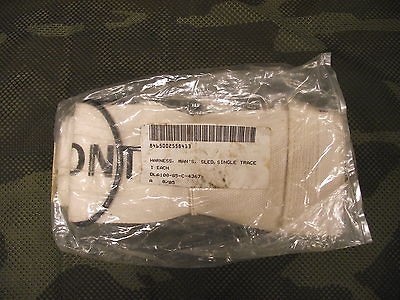 UNISSUED NEW MANS SLED HARNESS SINGLE TRACE BUG OUT BAG PREPPERS 