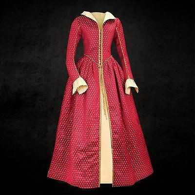 The Tudors   Queen of Scots Burgundy Gown Prefect For Re enactment 