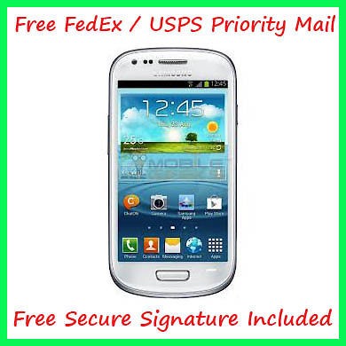 New Factory Unlocked Samsung Galaxy S3 Mini SIII Mini i8190 8GB White 