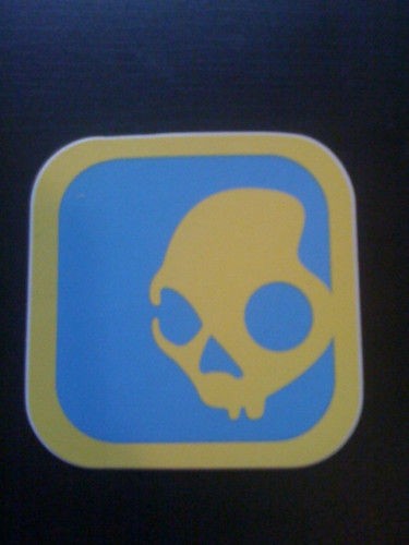 Skullcandy Sticker for Snowboard / Music / Headphones
