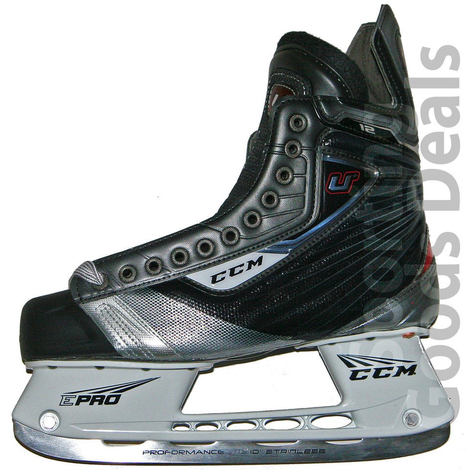 CCM U+12 Ice Hockey Skates 2012 Model Senior Sizing *NEW*